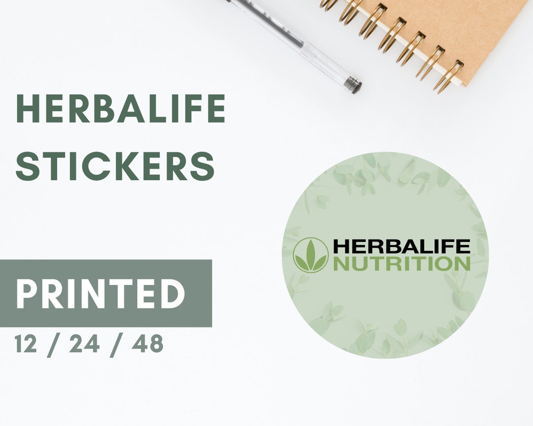 Herbalife Stickers Printed style Nutrition Green for Etsy