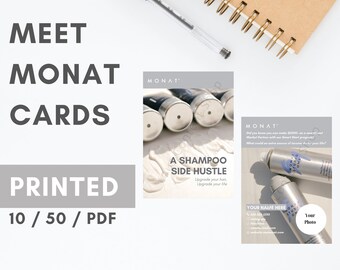 Meet MONAT Cards Printed 5x7