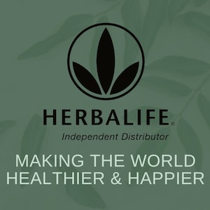 HERBALIFE Business Cards Printed Style: Dark Green for Independent Distributors image 4