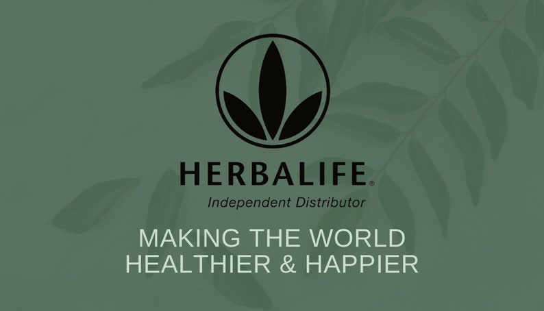 HERBALIFE Business Cards Printed Style: Dark Green for Independent Distributors image 4