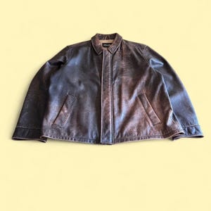 Eddie Bauer Leather Jacket - Etsy