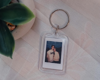 Photo Keychain, Custom Photo Keychain, Double Sided Photo Keychain, Personalized Keychain, Custom made Keychain, Custom gifts, Gift for him