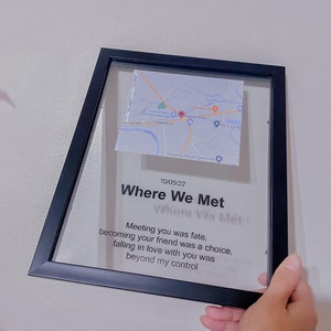 Personalisierte Kartenrahmen | Individuelle Landkarte Plakette | Geschenk für sie | Geschenk für Ihn | Jubiläumsgeschenk | Geburtstagsgeschenk | Valentinstag Geschenk
