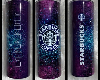 Black Glitter Gradient Stainless Steel Cold Cup - 24oz: Starbucks Coffee  Company