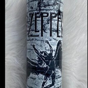 Custom Rock Band Tumblers, ACDC Tumbler, Led Zeppelin Tumbler
