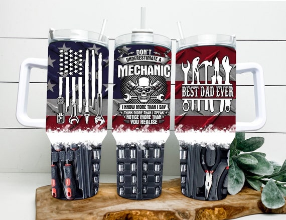 DISTRESSED FLAG STANLEY DUPE TUMBLER