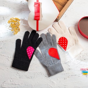 Black Winter Gloves For Men St Patricks Day Gift image 5