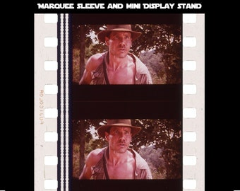 Indiana Jones : Temple of Doom - Indy looks worried - 35mm 5 Cell film strip 005