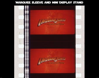 Indiana Jones : Temple of Doom - Title Screen - 35mm 5 Cell film strip 143