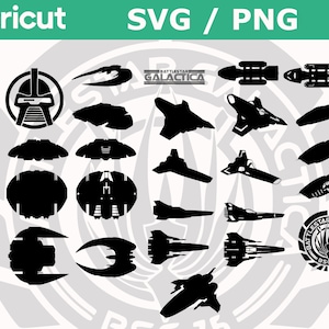 SVG / PNG Battlestar Galactica - Couper les fichiers