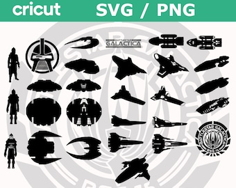 SVG / PNG  Battlestar Galactica - Cut files