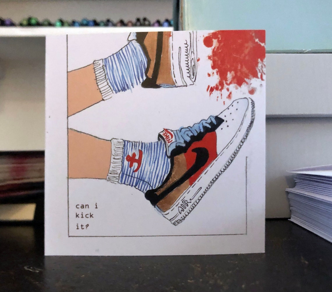 Can I Kick It Yes You Can Nike Air Max Trainer Funky Trainer Design