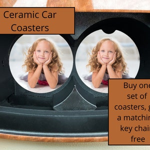 Blank Car Coaster Supply - Sublimation Blanks - Sublimation Supply - Bulk  Sandstone Car Coaster Blank - Round Ceramic Car Coaster