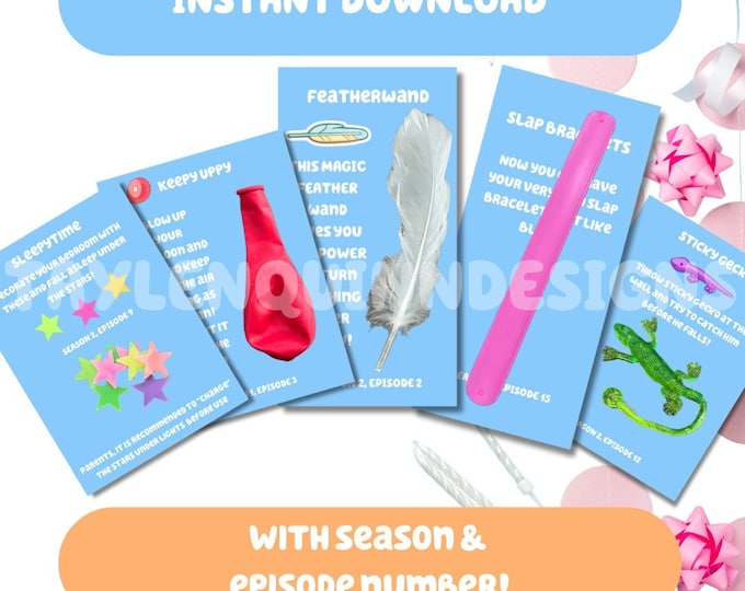 Party Favors Bundle Blue Keepy Uppy Featherwand Sticky Gecko Sleepytime ...