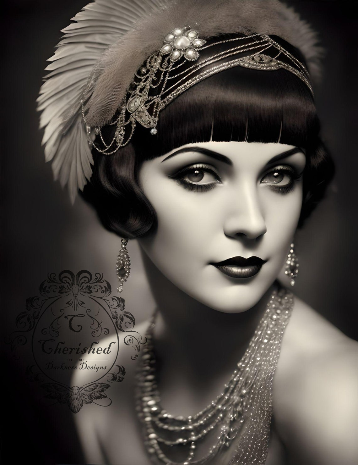 Burlesque Vintage Female Portraits Model Photography 5 5 - Etsy