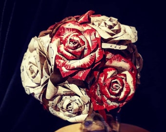 Custom Paper Rose Bouquet