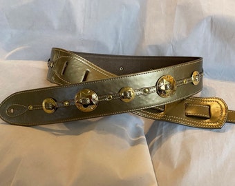 PEWTER LEATHER Guitar strap