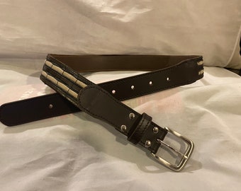 Brown Italian leather Belt