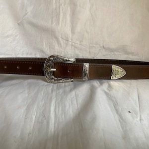 Leather Brown Weston Belt