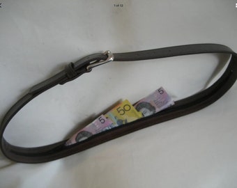 Leather Money Belt