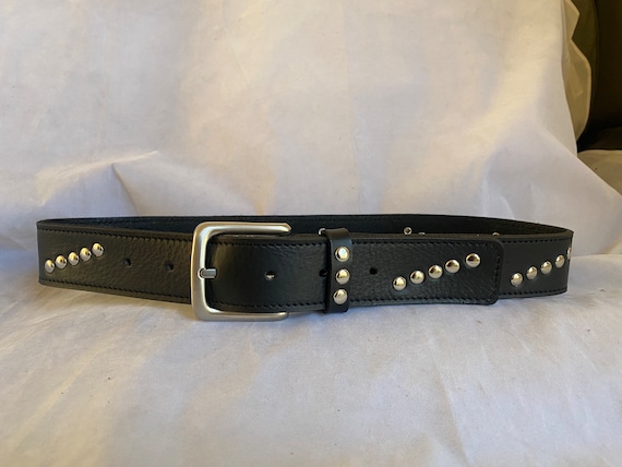 小物 archive studs fake lether belt black Faux Leather Studded Black Belts for Men for sale | eBay