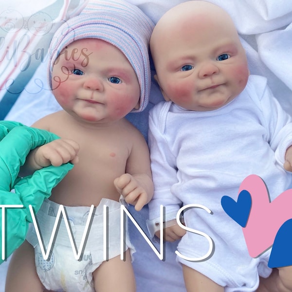 Reborn Baby Twins Full Body Silicone Etsy Australia
