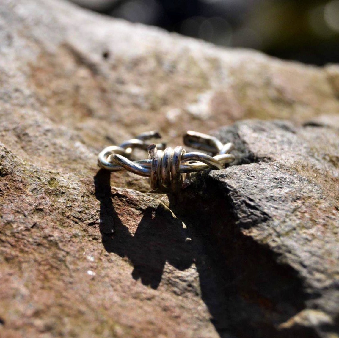 Barbed Wire Ring Etsy