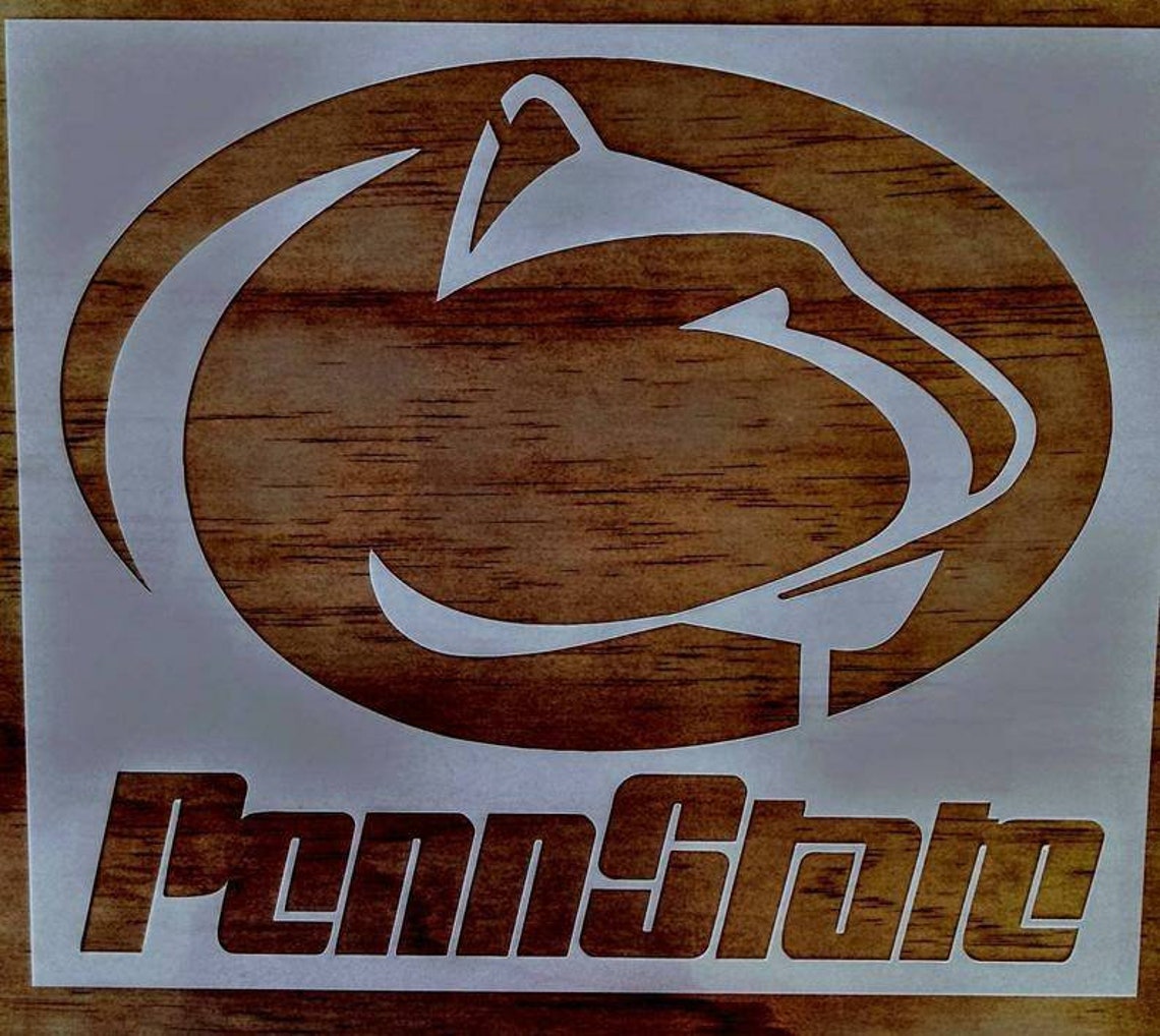 Penn State Stencil 10x12 Etsy
