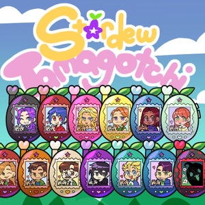 SDV Stardew Valley Tamagotchi Acrylic Charms Keychains