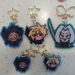 FFVII FF7 Final Fantasy 7 Remake Acrylic Keychain