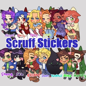 SDV Stardew Valley Kitty Scruff 2&quot; Vinyl Stickers