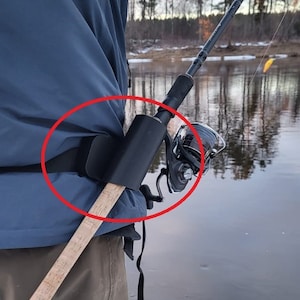 Fly Fishing Hand Rod Holder Adjustable Belt Rod Holder for Fishing Belts  Wading 