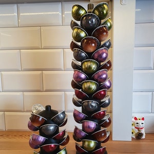 Nespresso Vertuo capsule holder / Nespresso line pod tower/ vertuoline / coffee organizer dispenser / HUGE BIG LARGE 20 40 60 80 image 3