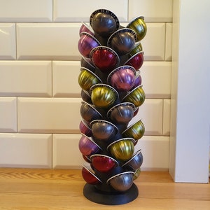 Nespresso Vertuo capsule holder / Nespresso line pod tower/ vertuoline / coffee organizer dispenser / HUGE BIG LARGE 20 40 60 80 image 5