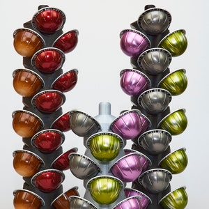 Nespresso Vertuo capsule holder / Nespresso line pod tower/ vertuoline / coffee organizer dispenser / HUGE BIG LARGE 20 40 60 80 image 2