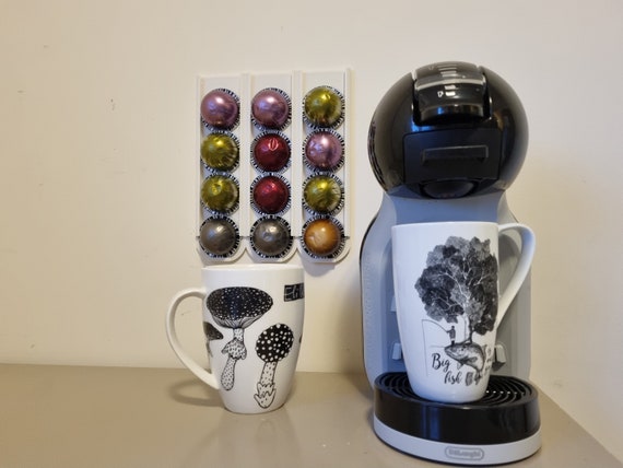Porta capsule Nespresso Vertuo / Organizer caffè compatto / a