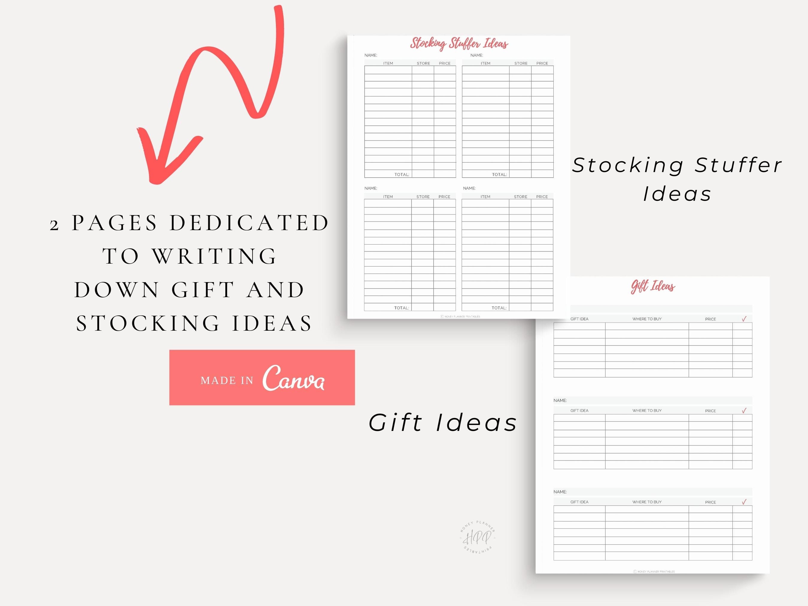 Christmas planner printable holiday planner planner inserts etsy