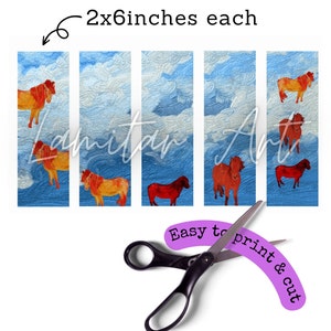 5 Cute Animal Printable Bookmarks | Digital Download Bookmark Set| PNG bookmark sublimation | Whimsical bookmark set | Book Lover Gift