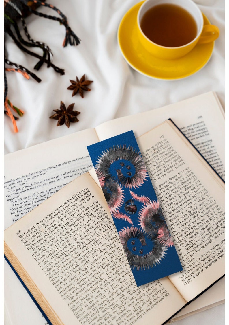 Printable Insect Bookmarks, Set of Five, Hand-painted. Book Lover Gift ...