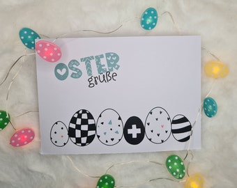 Easter Card - Postcard - Happy Easter - Easter Greetings - Greeting Card - Funny Card - Minimalist