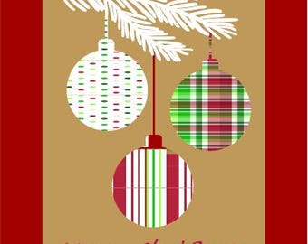 Modèle de carte de Noël 5 x 7 pouces SVG. Très facile à couper et à assembler.  De nombreuses façons de personnaliser l'apparence