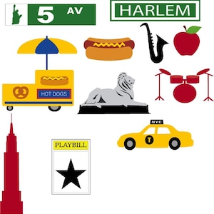 New York NYC Icons svg Bilddateien