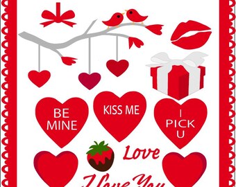 Saint-Valentin SVG pour Cricut et silhouette. Palentines et Galentine. Plus de 35 modèles uniques.