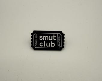 S * mut Book Club, Romanze, räumt eine Eintrittskarte ein, Buchliebhaber, Anstecknadel