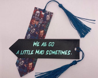 Horrorfilm Schurken Lesezeichen, Norman Bates, We All Go A Little Mad Manchmal
