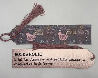 Bookaholic, Bibliophile, zwanghafter Buchkäufer Lesezeichen