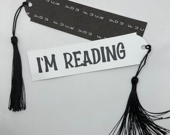 I’m Reading, F you, Bookaholic, Bibliophile, Vulgar Lesezeichen
