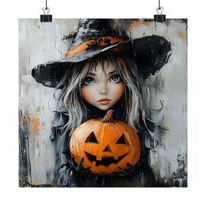 Enchanting Witch Poster , Art Print , Premium Matte Poster