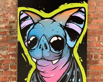 Freaking Ding Bat Painting