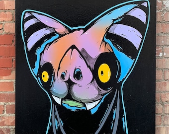 Freaking Ding Bat Painting